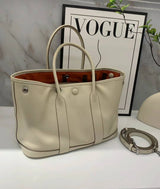 PD0907 Crystal swift leather garden bag size 30 orange lining PD0907