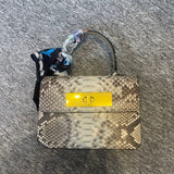 Luxury Genuine Leather Handheld Flap-over Bag PD0993