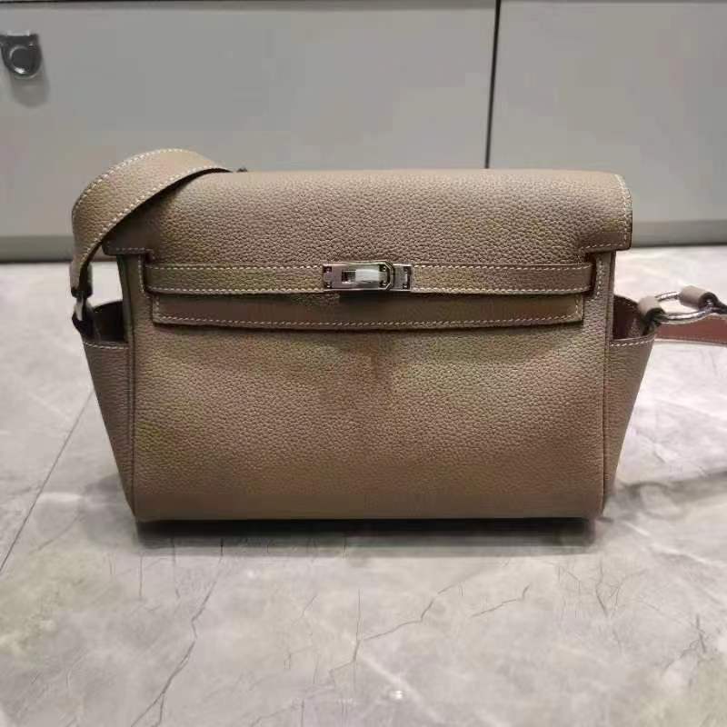 [PD0927] Dual color Togo leather kk messenger bag 25cm shoulder bag PD0927