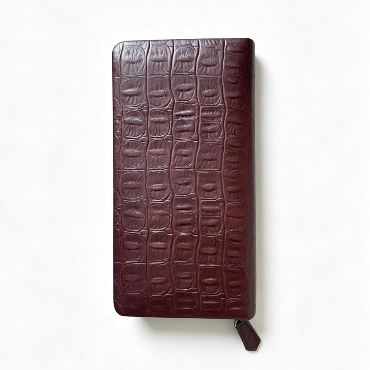 [PD0354]Men's long wallet top grain leather wristlet PD0354