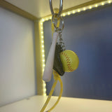 [PD0015] Women's Bag Decoration Baseball Charm Keychain PD0015