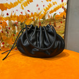 [PD0106]26cm spacious barbecue bag premium sheepskin soft handbag crossbody bag PD0106