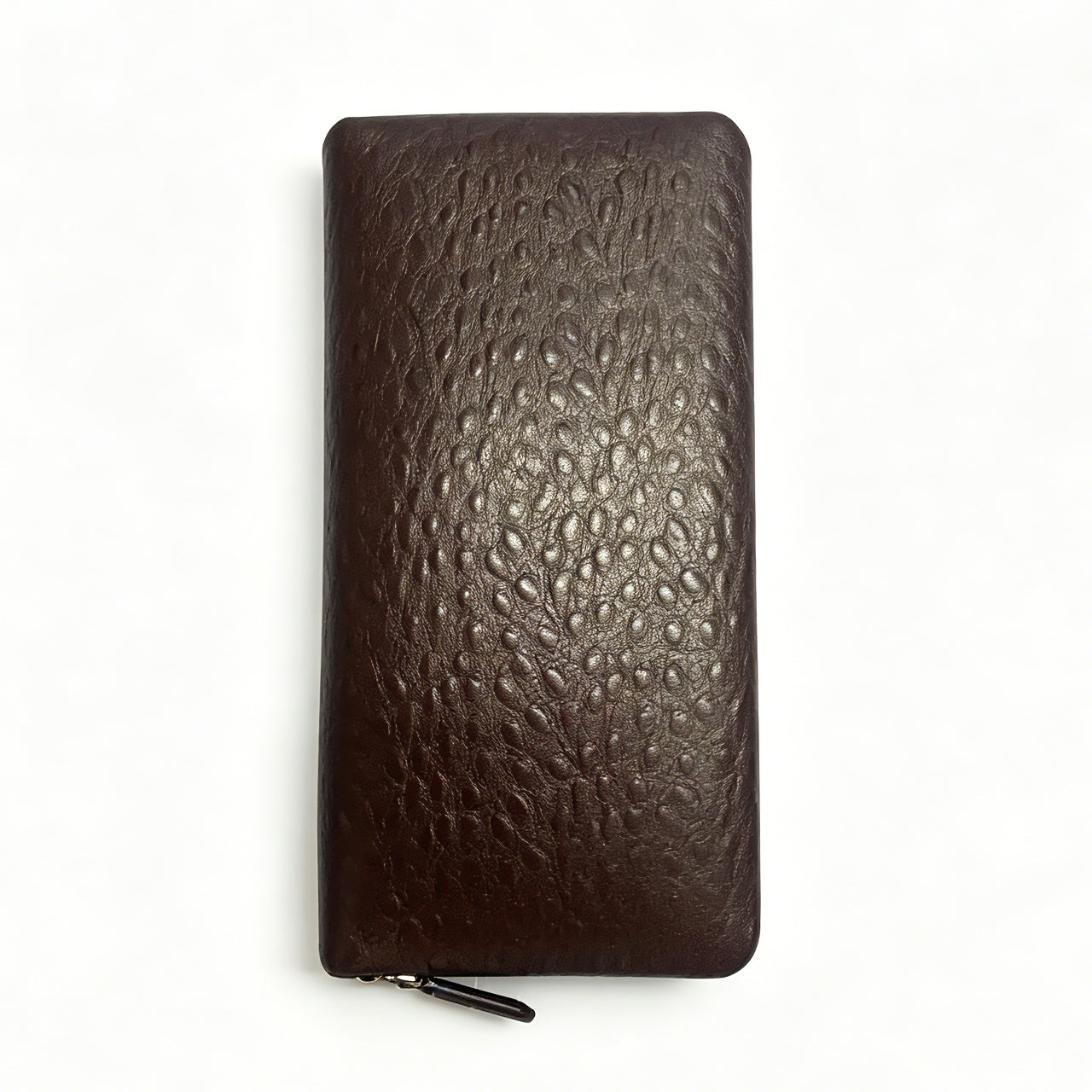 [PD0354]Men's long wallet top grain leather wristlet PD0354