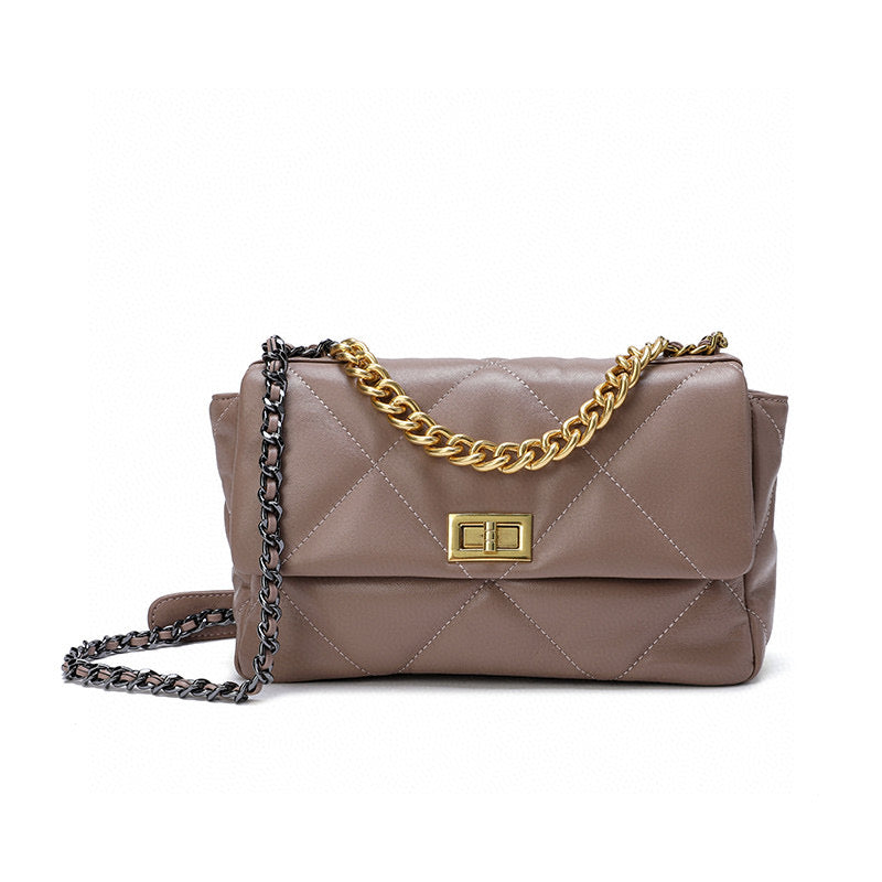 [PD0541]quilted sheepskin flap bag ladies handbag crossbody bag PD0541