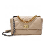 [PD0541]quilted sheepskin flap bag ladies handbag crossbody bag PD0541