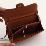 [PD0562]TOGO cowhide embroidery line section leather long wallet multifunction clutch bag PD0562