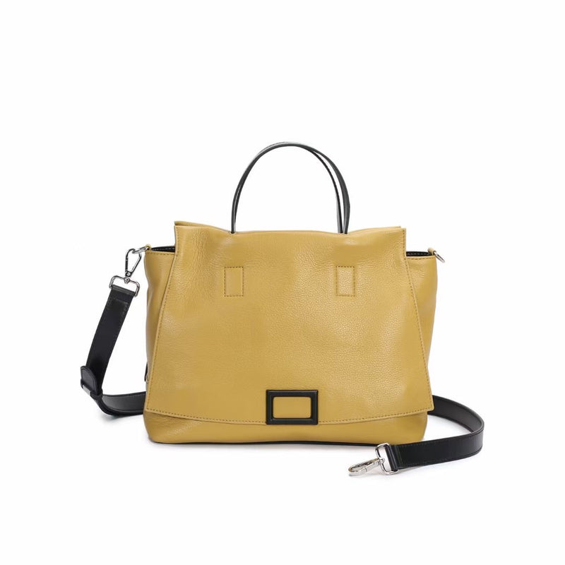 [PD0580]Genuine Women's Tote Bag Cowhide Handbag Top Grain Leather Large Crossbody Bag PD0580