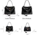 [PD0582]Luxury grade calfskin women's tote bag flap bag full leather handbag PD0582