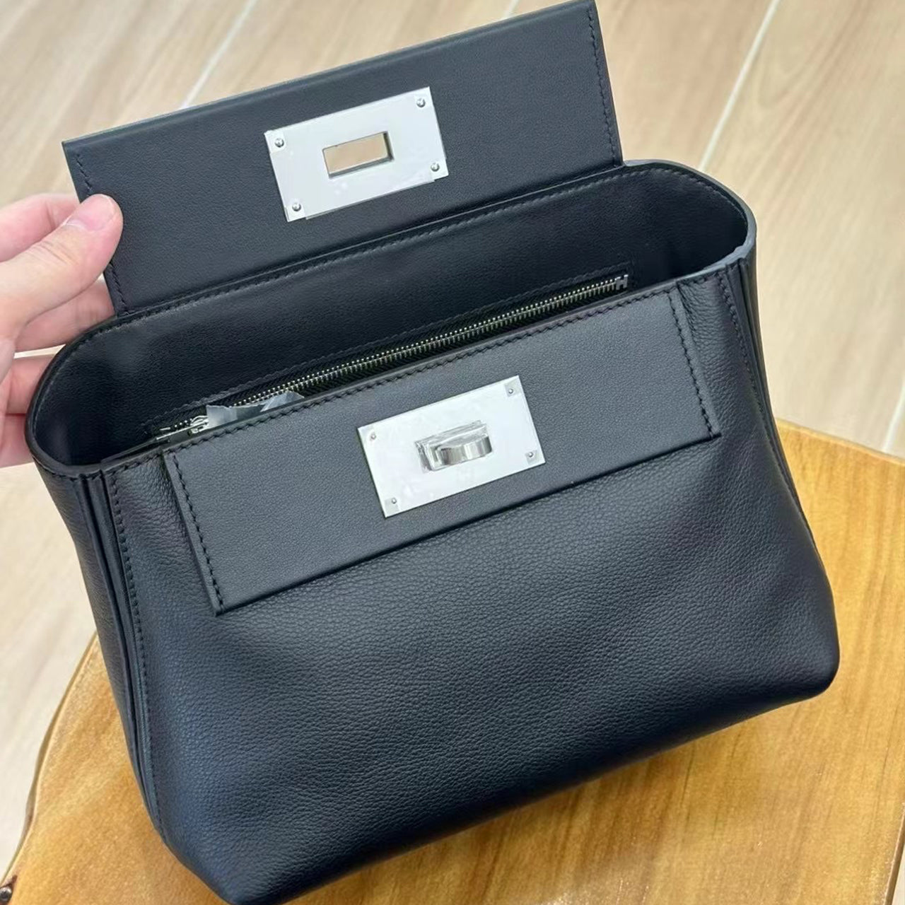 [PD0590]Evercolor Leather Women's Handbag Top Inside Cow Leather Flap Bag PD0590