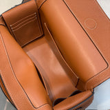 [PD0597]26cm Full grain leather Pillow Bag Women's Handbag Crossbody PD0597