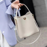 [PD0603]Togo Cowhide Women's Bucket Bag High Quality Cowhide Handbag Crossbody Bag PD0603