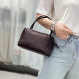 [PD0627] Sheepskin Hand-Woven Bag Women's Handbag Crossbody PD0627