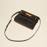 [PD0690]High Quality Cowhide Leather Flap Bag Women's Crossbody PD0690