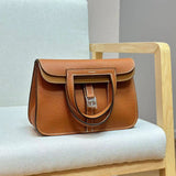 [PD0693]TC Leather Tote Briefcase Shoulder Bag Women's Crossbody PD0693