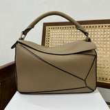 [PD0705]Top grain swift leather calfskin geometric bag women's handbag crossbody PD0705