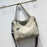 [PD0759]Natural grain calf leather tote bag large handbag crossbody bag PD0759