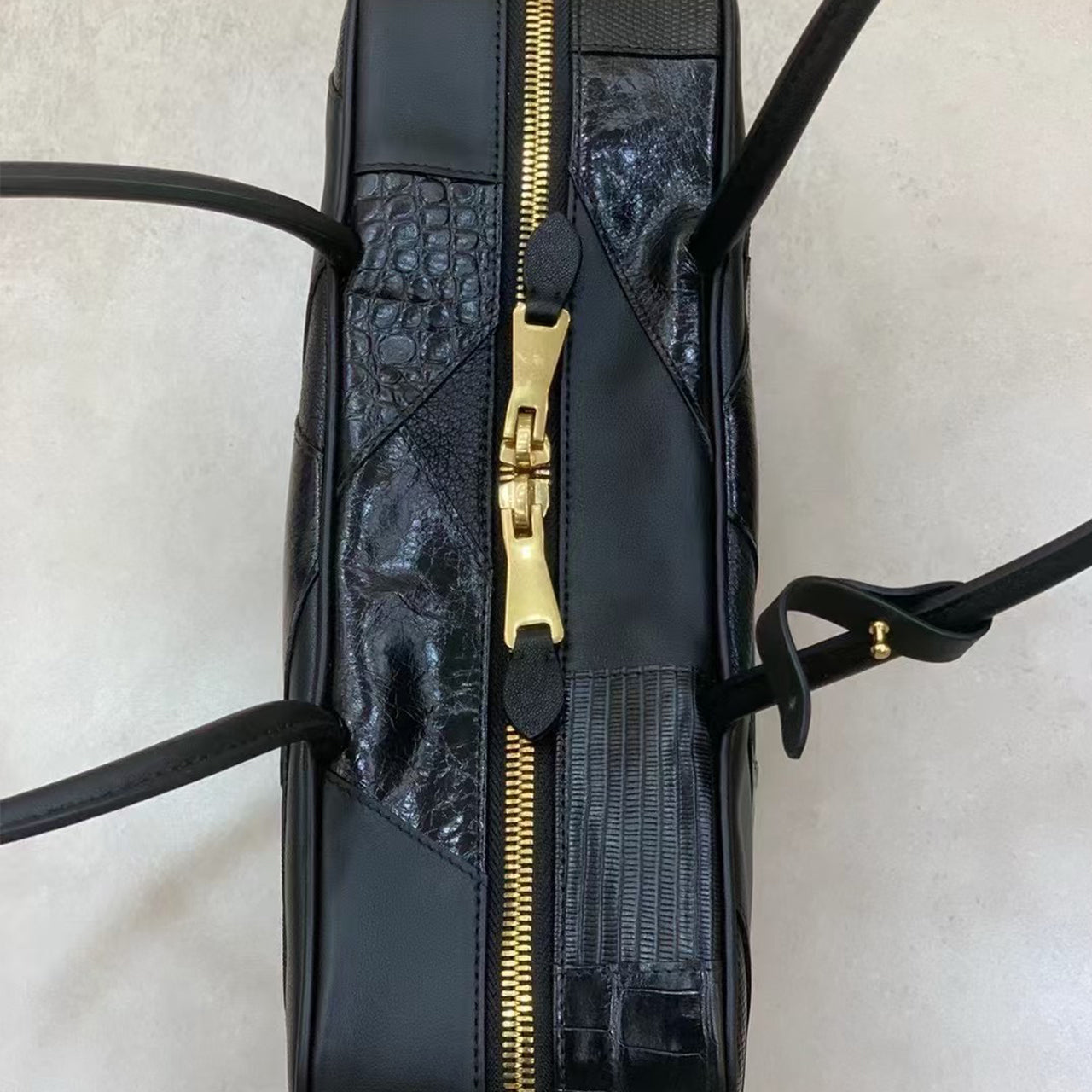 [PD0766] Top Grain Cowhide Bowling Bag Large PD0766