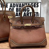 [PD0799 top grain leather cowhide handbag flap bag women's crossbody bag shoulder bag PD0799