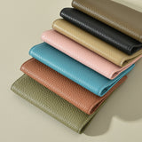 [PD0800] High quality top grain cowhide passport case travel wallet ID holder made of pure leather PD0800