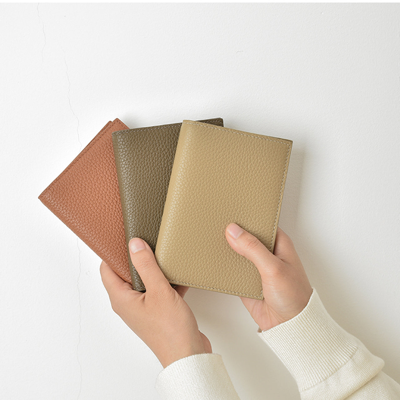 [PD0800] High quality top grain cowhide passport case travel wallet ID holder made of pure leather PD0800