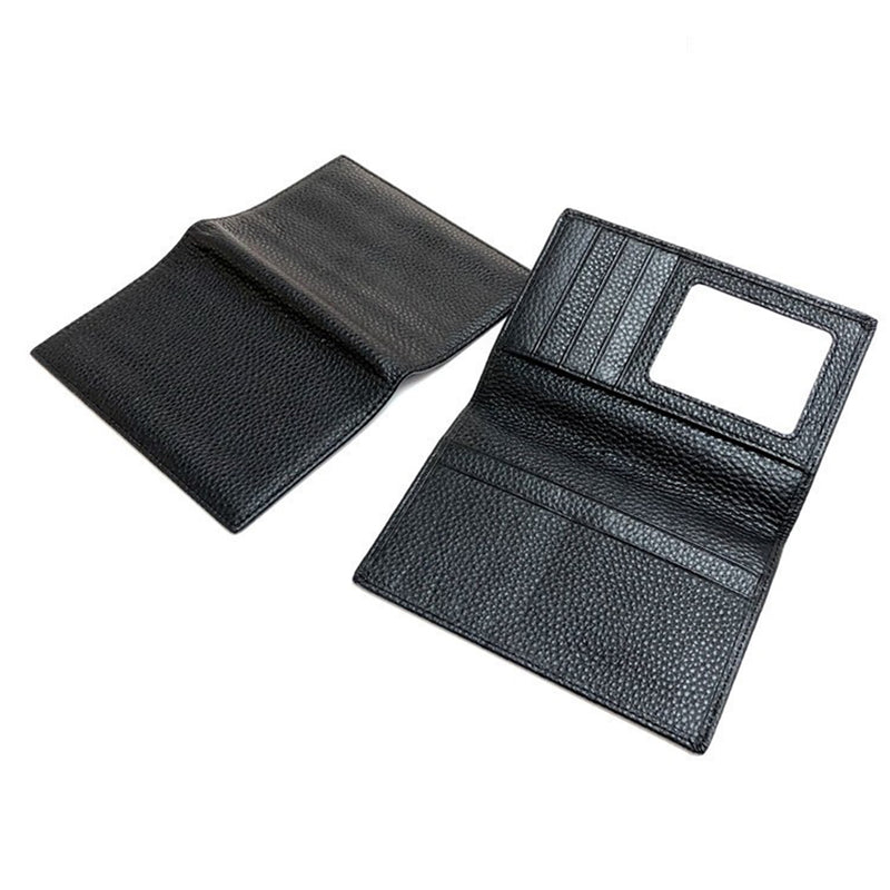 [PD0801] Simple and Stylish Top-Grain Leather Bi-Fold Passport Holder Available in Various Colors PD0801