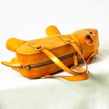 [PD0806] High quality handmade leather handbag vegetable tanned hippo bag PD0806