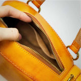 [PD0806] High quality handmade leather handbag vegetable tanned hippo bag PD0806