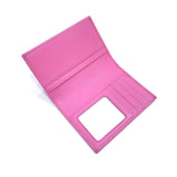 [PD0801] Simple and Stylish Top-Grain Leather Bi-Fold Passport Holder Available in Various Colors PD0801