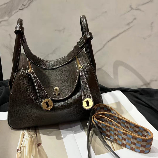 [PD0813]Top Grain Leather Cowhide Pillow Bag Women's Crossbody Shoulder Bag SlingBag PD0813