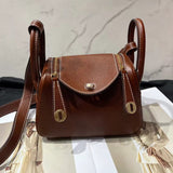 [PD0813]Top Grain Leather Cowhide Pillow Bag Women's Crossbody Shoulder Bag SlingBag PD0813