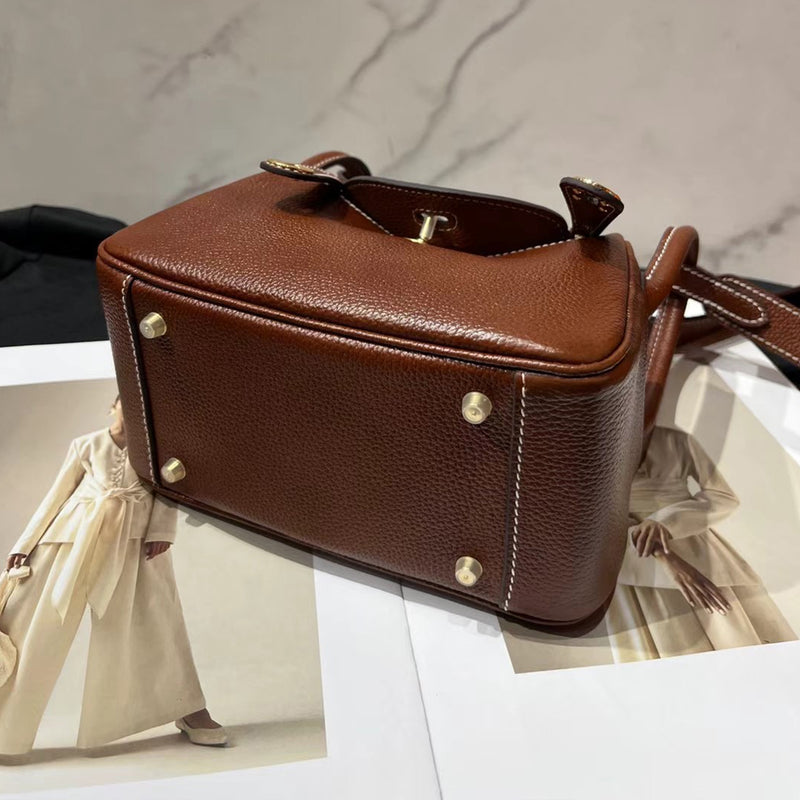 [PD0813]Top Grain Leather Cowhide Pillow Bag Women's Crossbody Shoulder Bag SlingBag PD0813