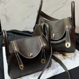 [PD0813]Top Grain Leather Cowhide Pillow Bag Women's Crossbody Shoulder Bag SlingBag PD0813