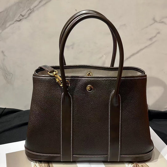 [PD0823] 30cm Barenia faubourg leather garden style bag crossbody bag PD0823