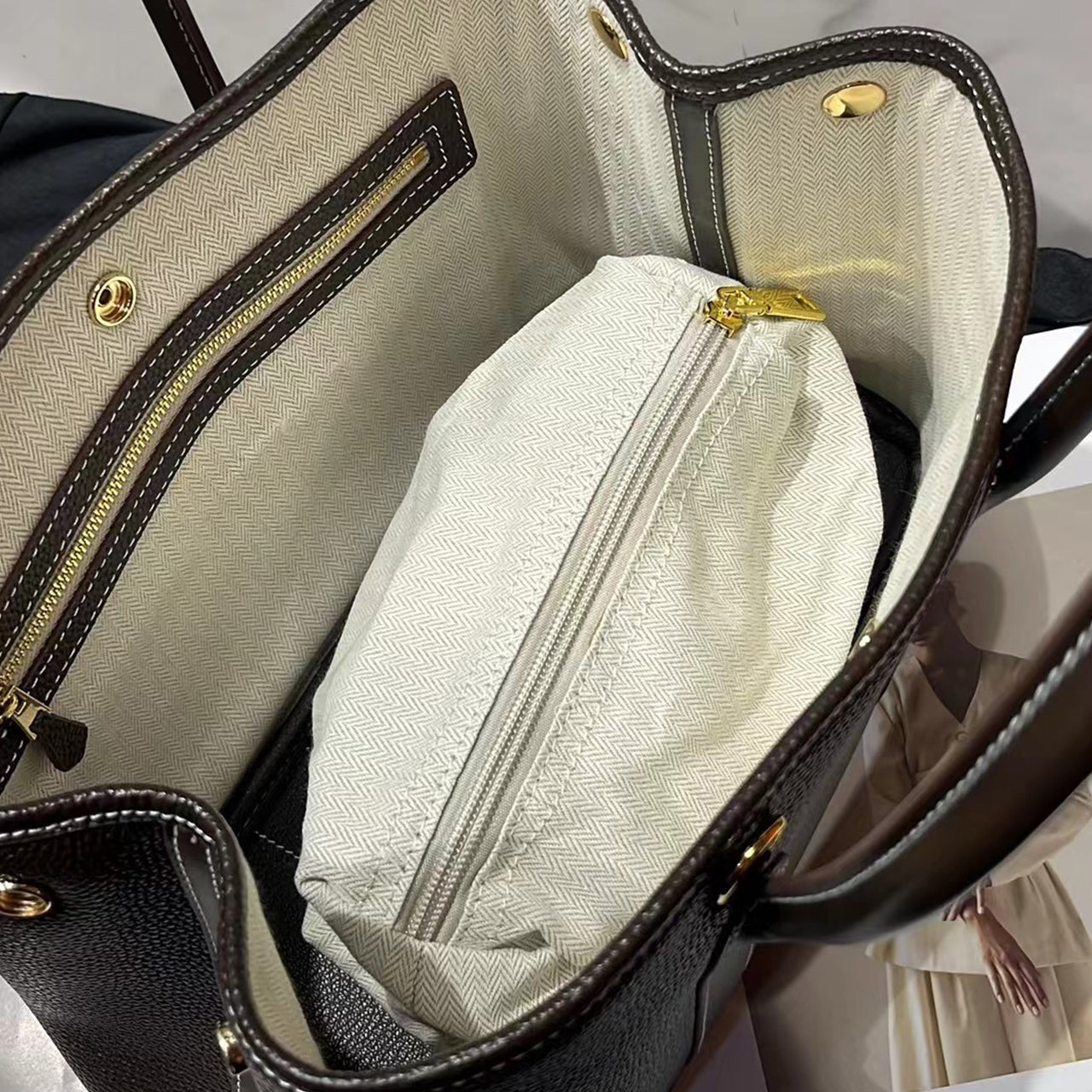 [PD0823] 30cm Barenia faubourg leather garden style bag crossbody bag PD0823