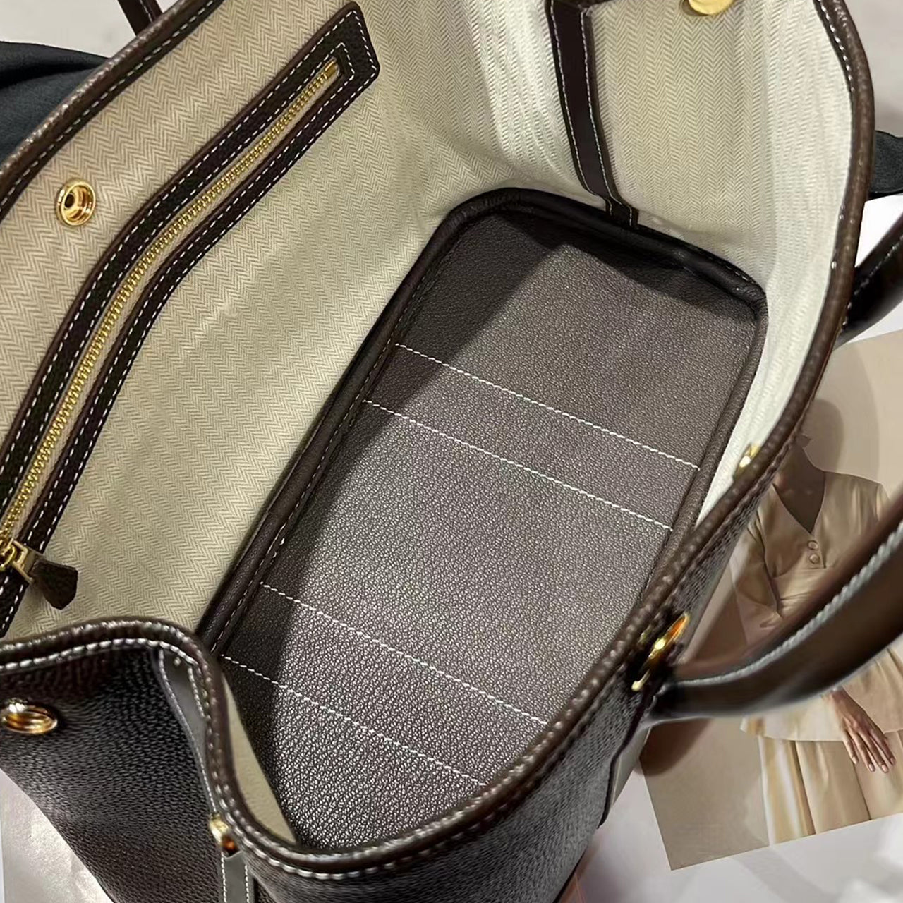 [PD0823] 30cm Barenia faubourg leather garden style bag crossbody bag PD0823