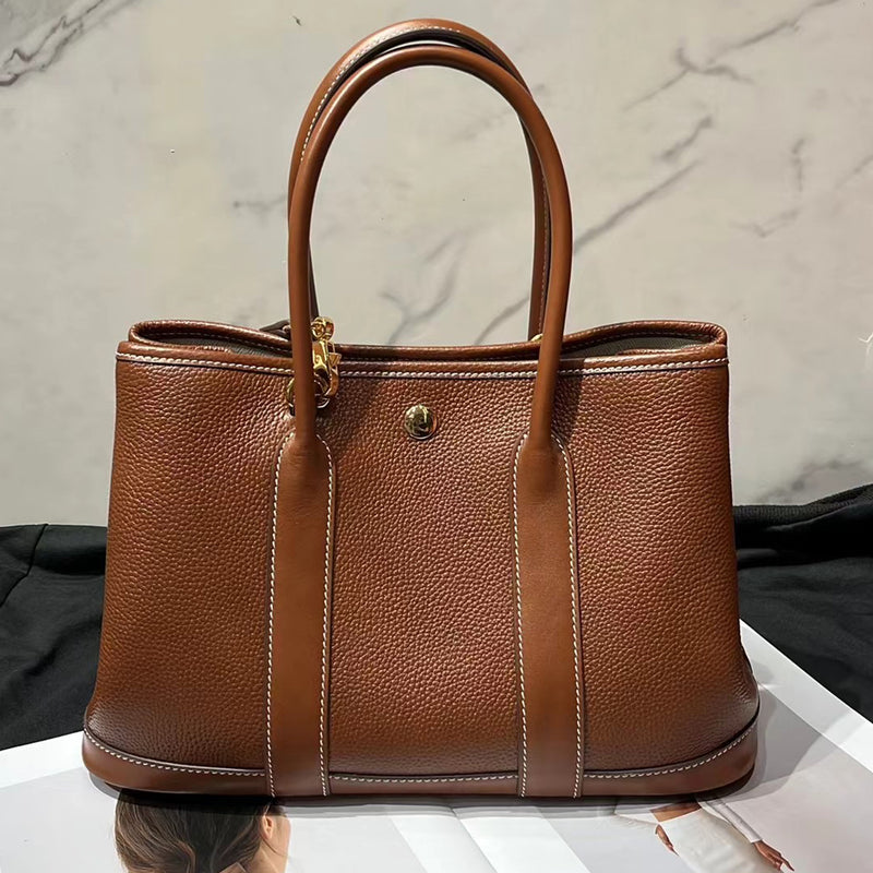 [PD0823]30cm Top grain leather women's cowhide handbag large tote bag PD0823