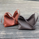 [PD0830]34cm Large Crystal Goat Leather Tote Women's Shoulder Bag Crossbody Sling Bag PD0830