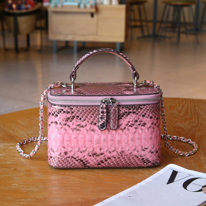 [PD0832]High Quality Genuine Leather Handbag Women's Crossbody Bag Box Bag PD0832