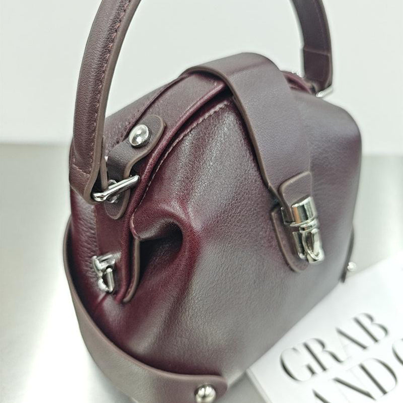 [PD0834]Top Grain Cowhide Leather Women's Handbag Crossbody Bag PD0834