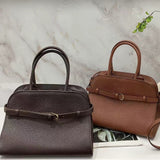 [PD0843] 25cm top grain leather women's tote bag cowhide handbag PD0843