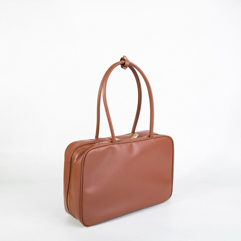 [PD0848]Top Grain Leather Women's Underarm Bag Tote PD0848