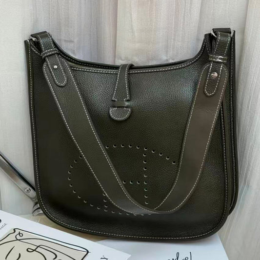 [PD0849]Size 29 barenia faubourg leather top grain bullhide Evely style crossbody shoulder bag PD0849