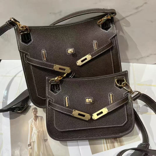 [PD0872] Barenia faubourg leather flap bag crossbody bag shoulder bag PD0872