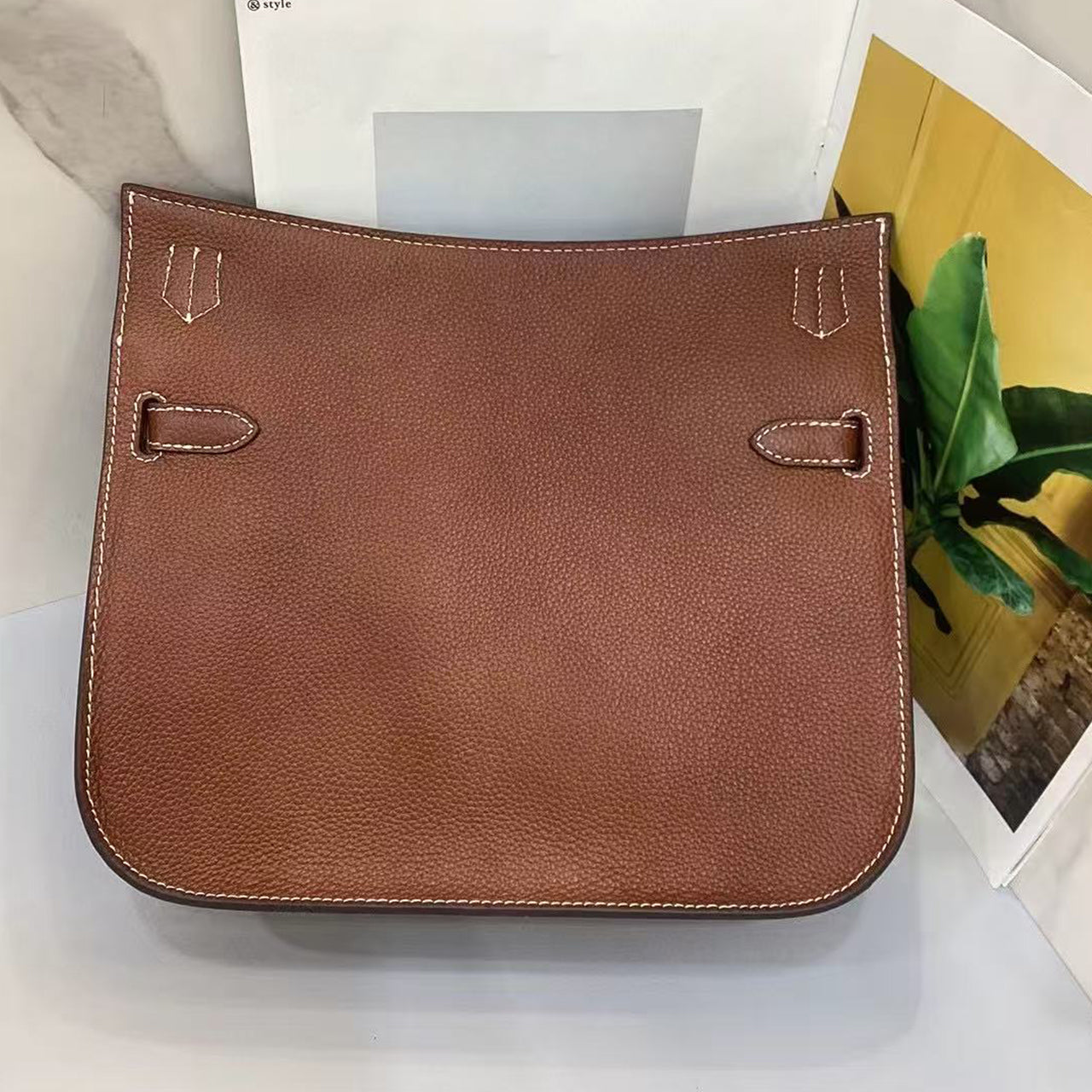 [PD0872] Barenia faubourg leather flap bag crossbody bag shoulder bag PD0872