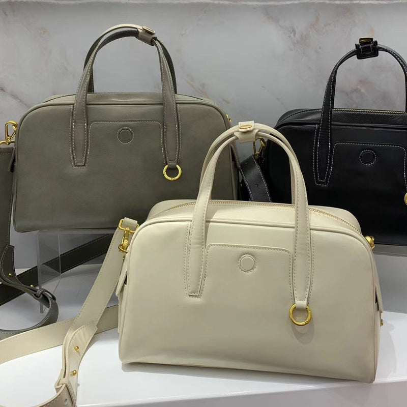 [PD0889] 29.5cm luxury Boston top grain crystal cowhide crossbody unique fashion PD0889