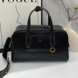 [PD0889] 29.5cm luxury Boston top grain crystal cowhide crossbody unique fashion PD0889