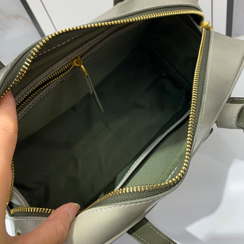 [PD0889] 29.5cm luxury Boston top grain crystal cowhide crossbody unique fashion PD0889