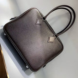 [PD0890] Barenia faubourg leather plume luxury Boston handbag crossbody PD0890