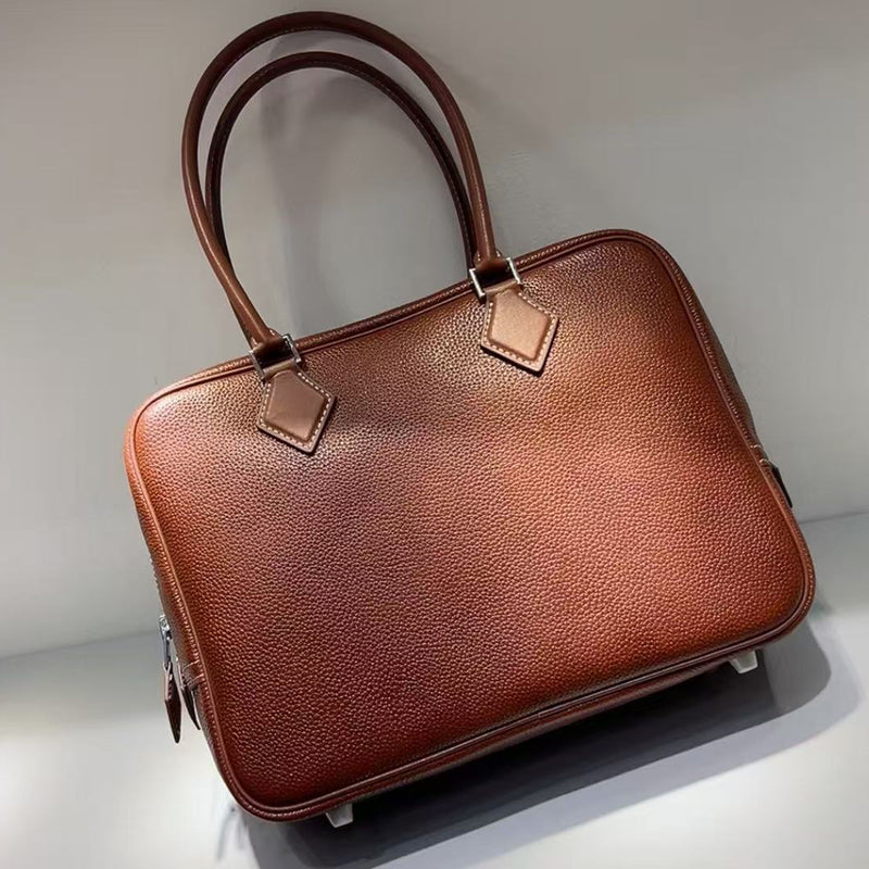 [PD0890] Barenia faubourg leather plume luxury Boston handbag crossbody PD0890