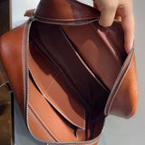 [PD0890] Barenia faubourg leather plume luxury Boston handbag crossbody PD0890